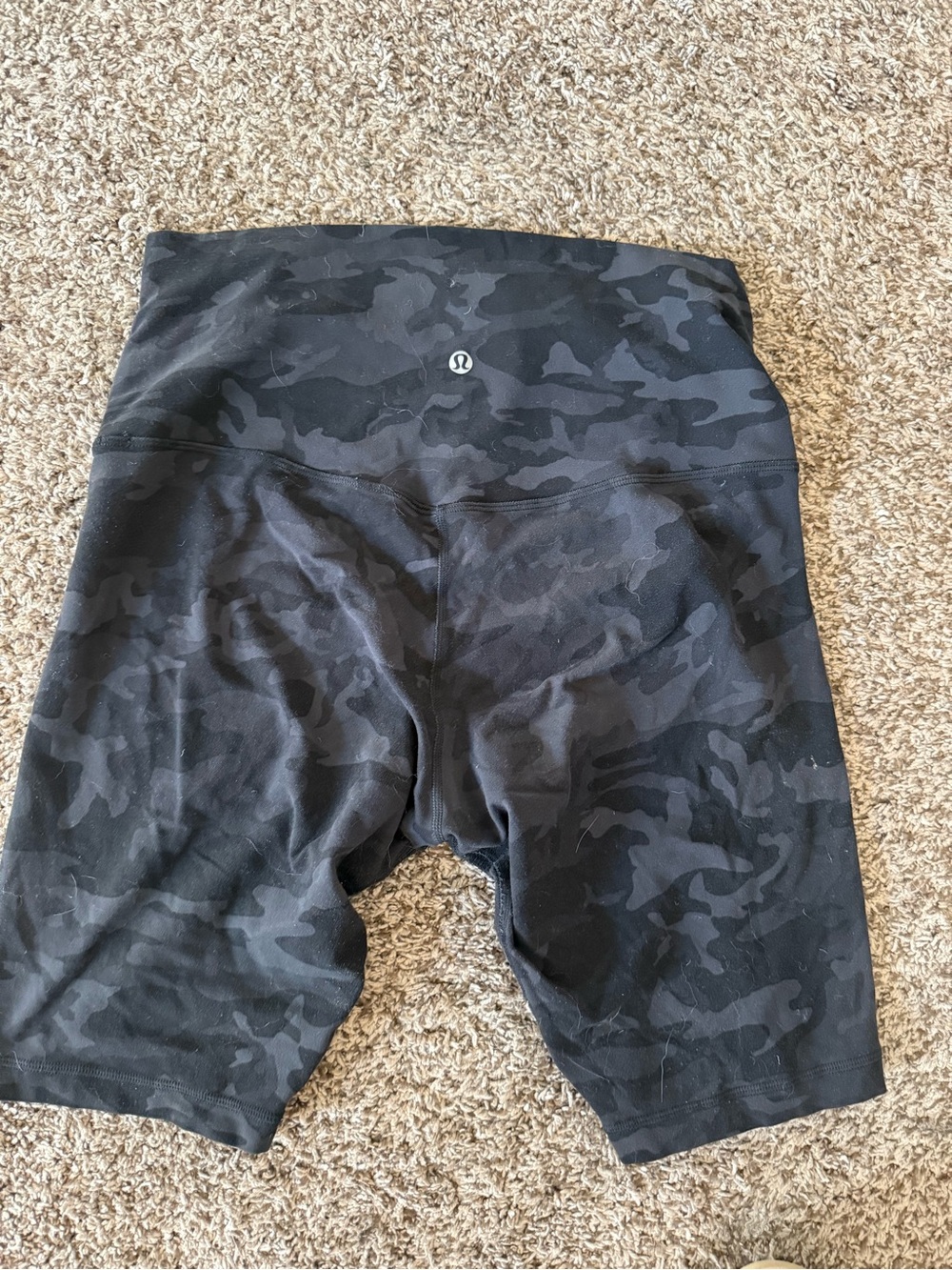 lululemon athletica Men’s Black Camo Workout Shorts